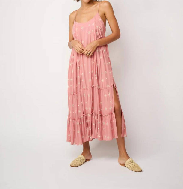 Z & L Glare Maxi Dress Pink Medium 2