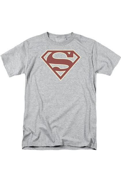 Gildan Superman Shield T-Shirt Grey Medium 2
