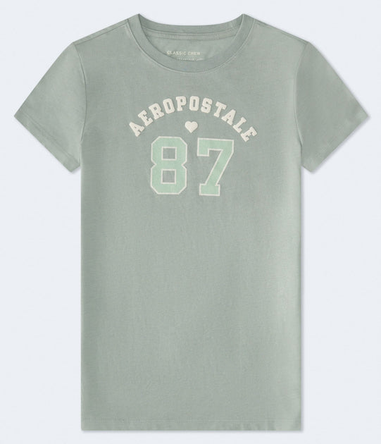 Aeropostale 87 Heart Graphic Tee Multi Large 2