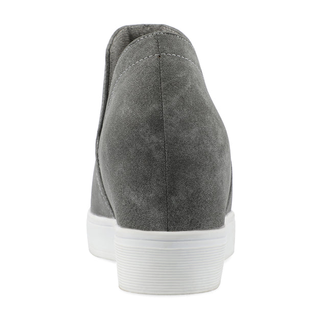 Journee Collection Cardi Sneaker Wedge Blue US 8.5 4