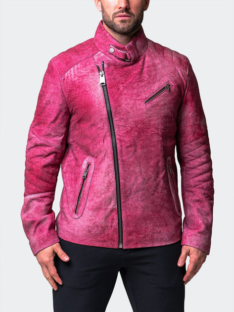 Maceoo Gene Leather Jacket Red XXXL 4