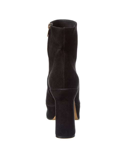 Salvatore Ferragamo Standard Suede Platform Bootie Black US 9.5 4