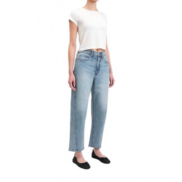DAZE Alder High Rise Barrel Jeans Multi 24 4