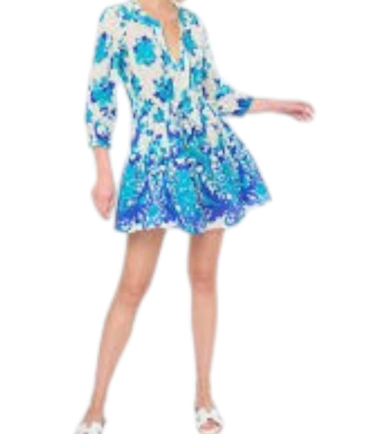 Flora Bea Cova Lagoon Dress Blue XL 3