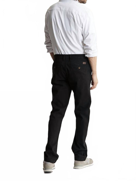 JACHS NEW YORK Moleskin Chino Pants Black US 40 Regular 3