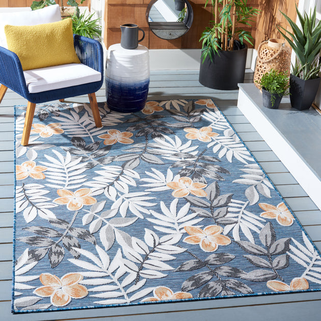Safavieh Cabana CBN405 Area Rug Blue/Grey 2