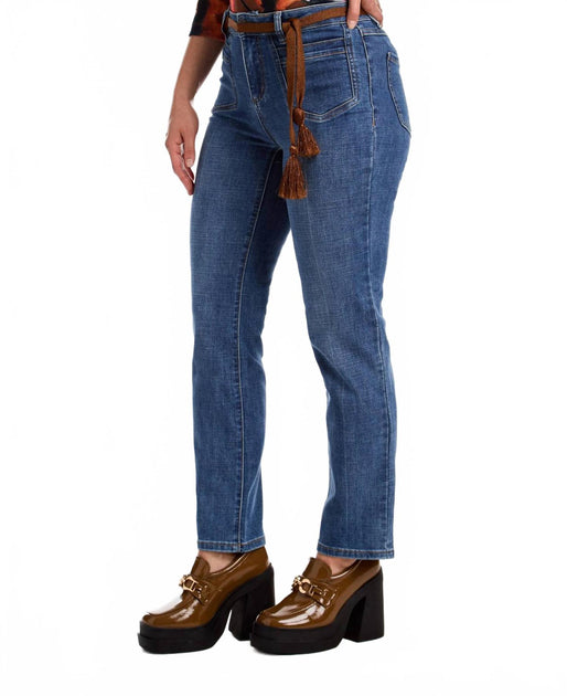 FDJ Olivia Ankle Denim Jeans Blue US 16 4