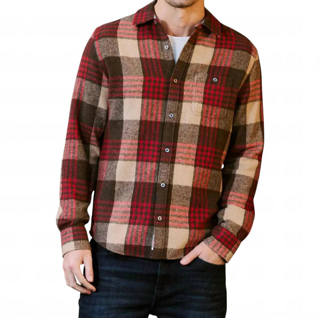Flags & Anthem Hero Stretch Flannel Shirt Red XXL 3