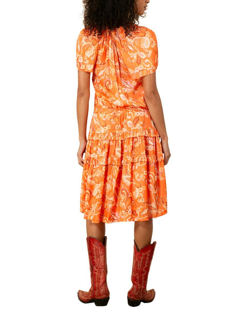 Hale Bob Ariyah Kleid Orange Medium 3