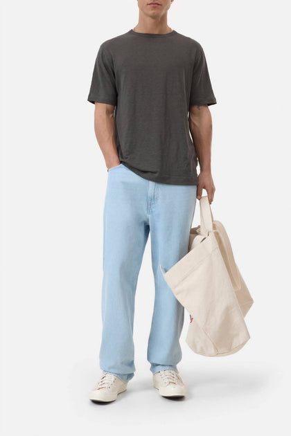 Closed Linen Blend T-Shirt Grey Medium 3