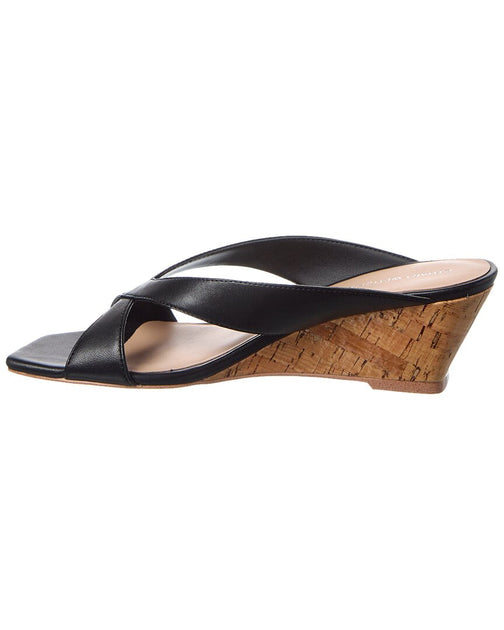 Stuart Weitzman Miami 50 Wedge Sandal Black US 8 3