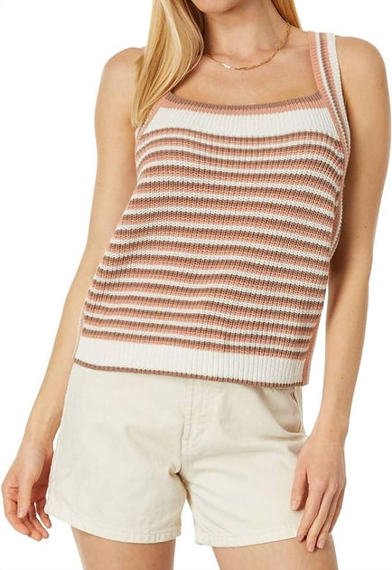 Splendid Enzo Sweater Tank Beige XLarge 2