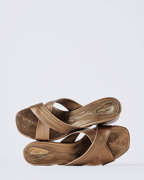 Santoni Serpentine 35 Heel Sandal Brown EU 38 3