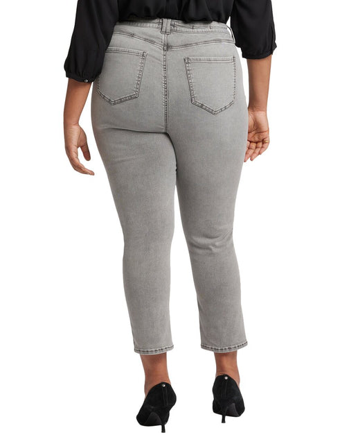 NYDJ Plus Sheri Islandpines Slim Jeans Grau US 28 3