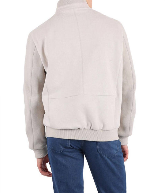 Barabas Cordial Way Bomber Jacket Grey Large 5