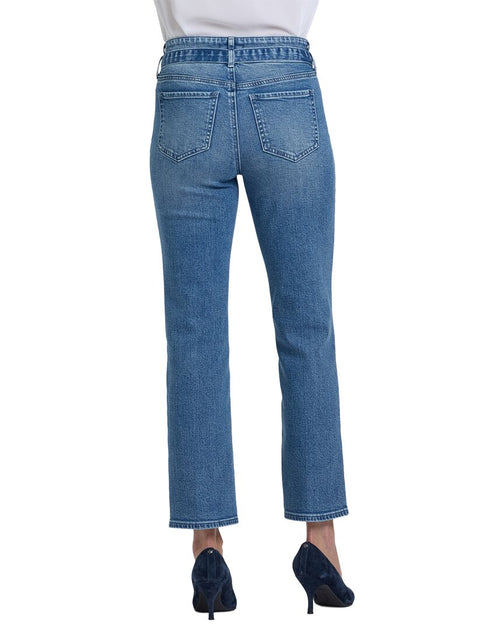 NYDJ Marilyn Straight Leg Jean White US 4 3
