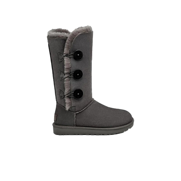 UGG Bailey Button Triplet Grey US 2 Grade-School 2