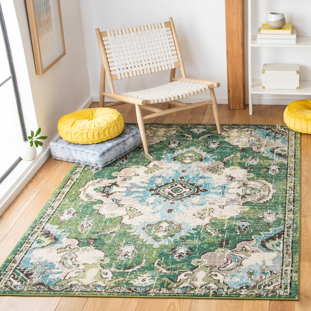 Safavieh MAD484 Area Rug Green/Light Blue 2