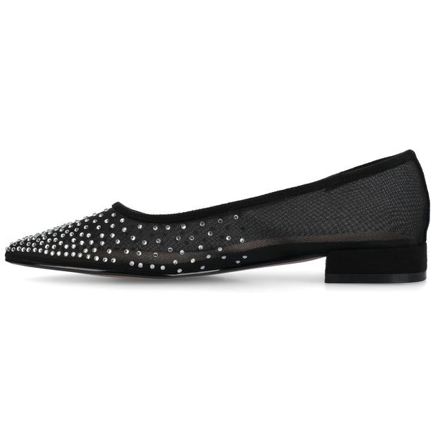 Journee Collection Gracelynn Ballet Flats Black US 7.5 3