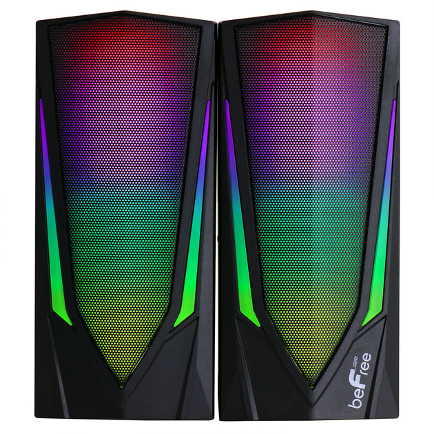 beFree Sound 2.0 Computer Gaming Speakers Black 2