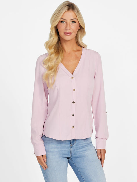 Guess Factory Kadie Woven Top Black Small 2