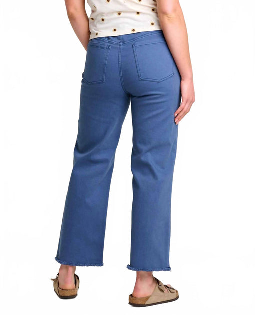 Toad&Co Balsam Seeded Cutoff Pant Blue US 8 3