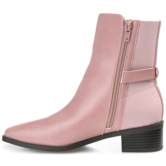 Journee Collection Aubrie Bootie Brown US 6.5 3