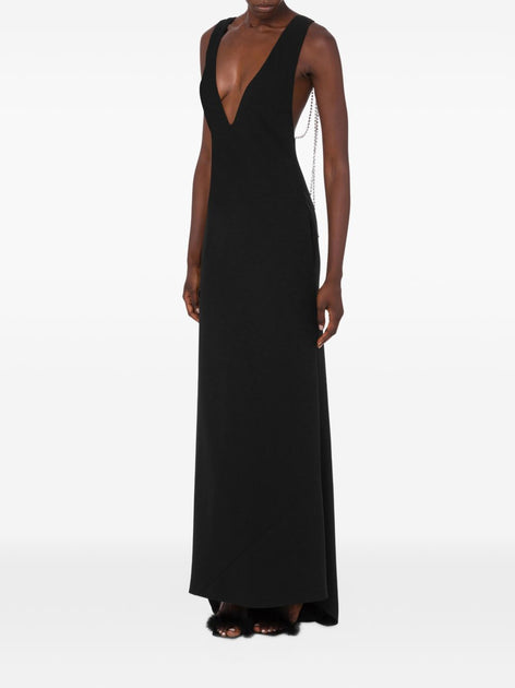 Moschino Robe Maxi Noire Fluide noir EU 42 (M) femme 3