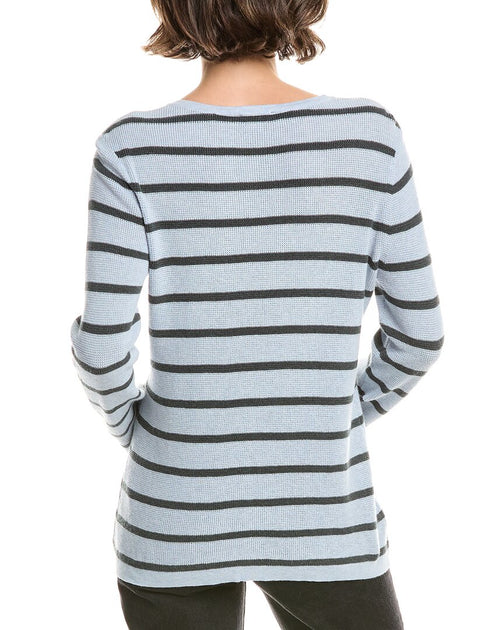 Forte Cashmere Thermal Pullover Blau Small 3