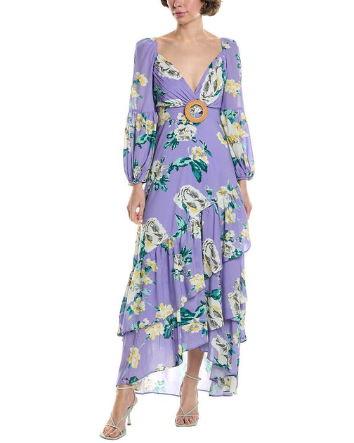 MARION High-Low Maxi Dress Multi Medium 2