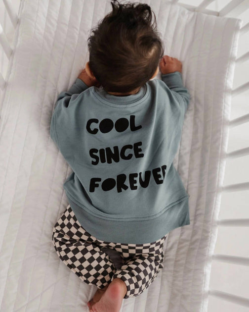 Babysprouts Kids Boxy Cool Kid Sweatshirt Blue US 3T 4