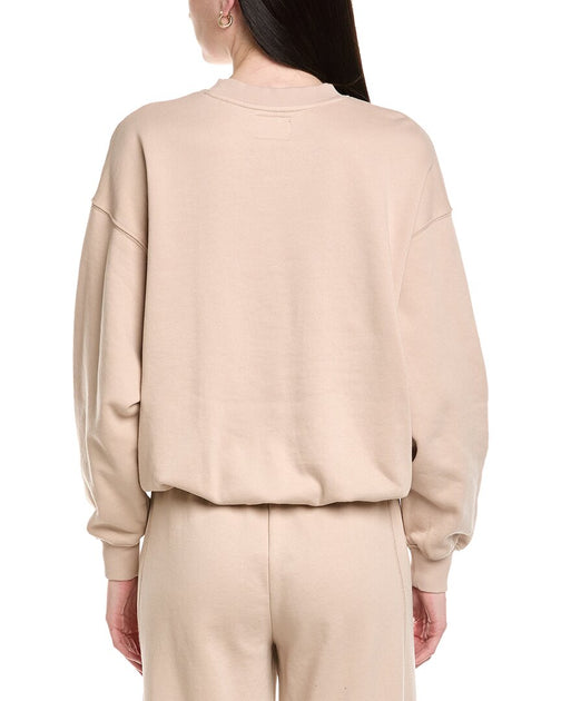 Knit Riot Core Crew Sweatshirt Beige Large 3