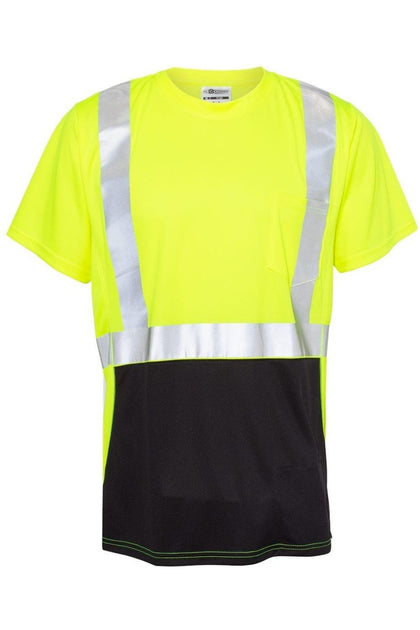 Kishigo Black Bottom Class 2 T-Shirt Green Medium 2