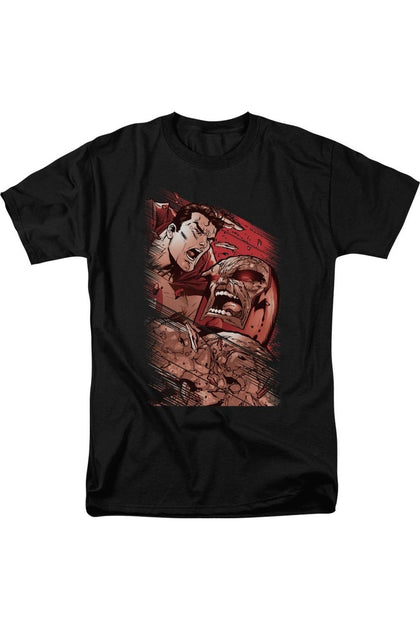 Gildan Superman Supes Vs Darkseid T-Shirt Black XXL 2