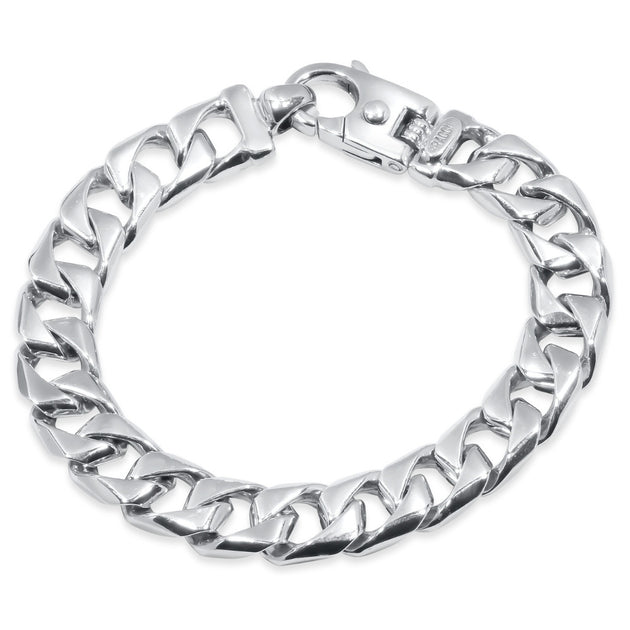 Pompeii3 Curb Link Bracelet Silver 8.5in 2