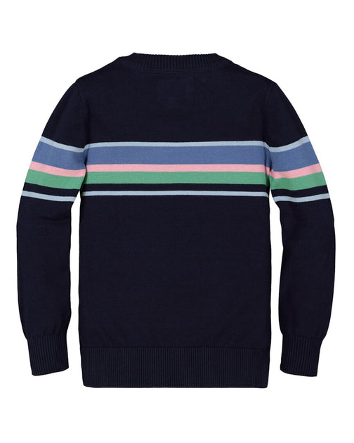 Hope & Henry Klassischer V-Ausschnitt Pullover Blau 3-6 Monate 3