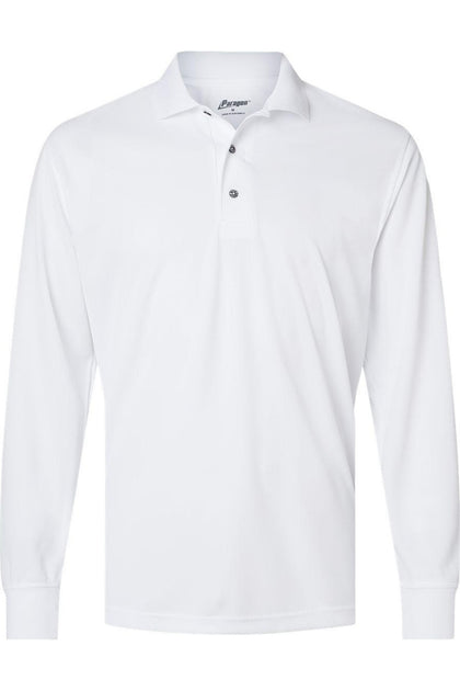 Paragon Prescott Long Sleeve Polo White XLarge 2