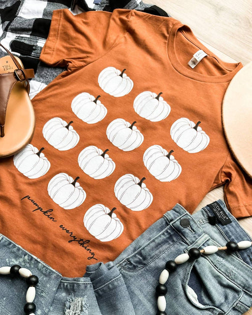 D & E Pumpkin Everything Tee Orange XXLarge 3