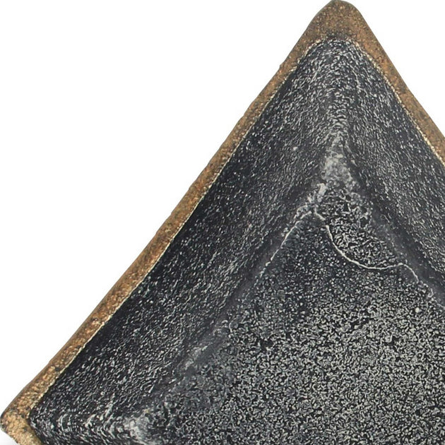 Hivvago Novelty Metal Tray Black 5in 4
