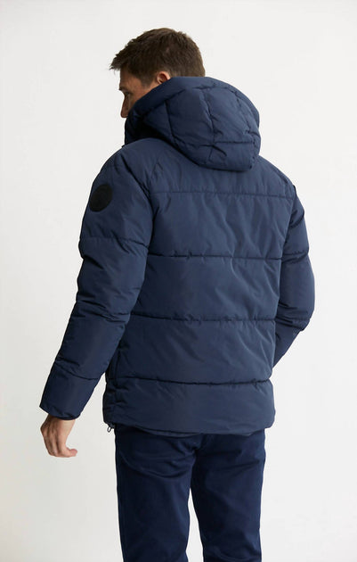 JACHS NEW YORK Hooded Puffer Jacket Blue 2X 4