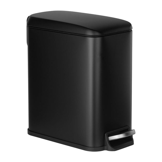 VVOR Slim Step Trash Can Black 6L 3