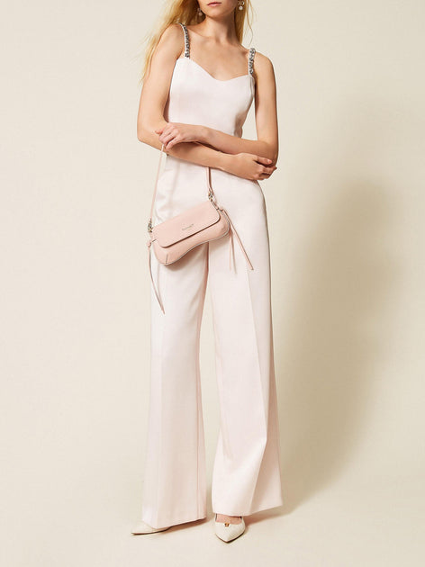 Twin-Set Palazzo-Hose mit weitem Bein Weiß EU 42 3