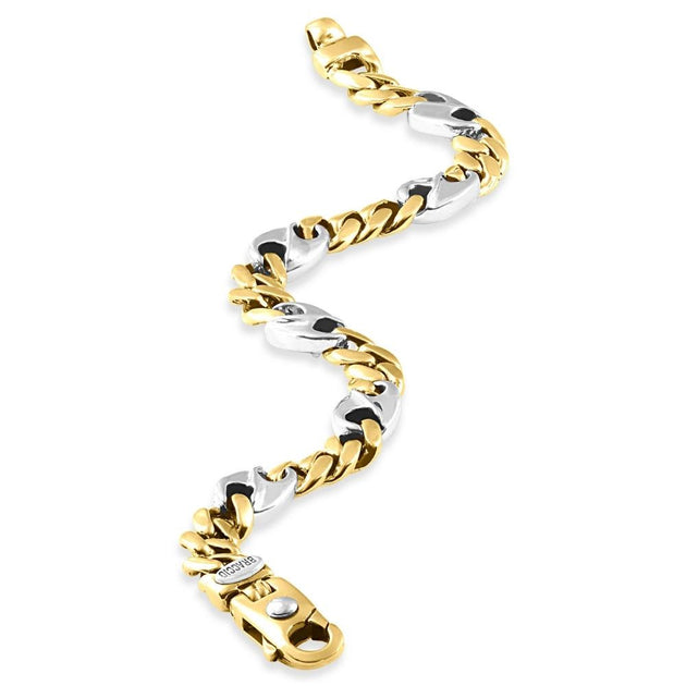 Pompeii3 Figaro Link Bracelet Multi 8.25in 7