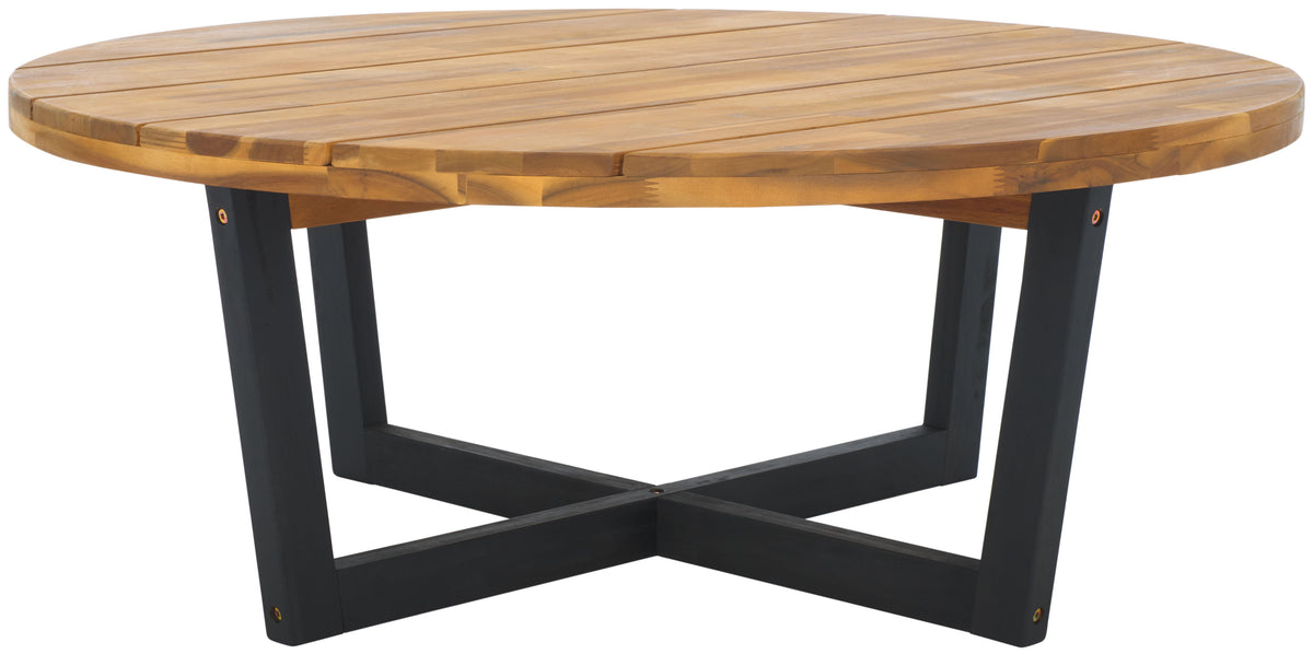 Safavieh Leo Coffee Table Black/Natural 3