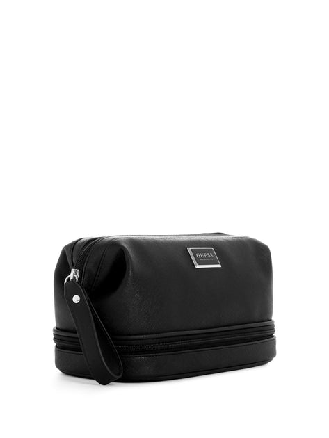 Guess Factory Rhodes Toiletry Bag Black 3
