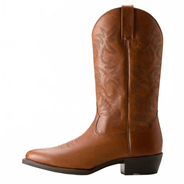Ariat Heritage R Toe Western Boot Brown 9 4
