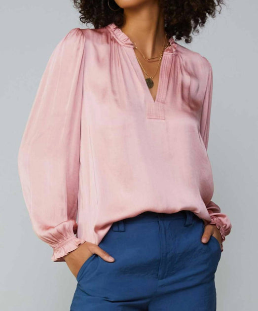 current air Vienna Long Sleeve Blouse Pink Medium 3