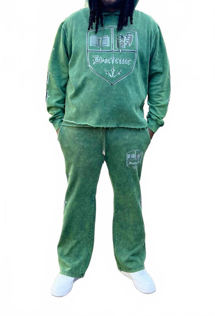 Doctrine Coat Of Arms Kapuzenpulli Rot Small 2