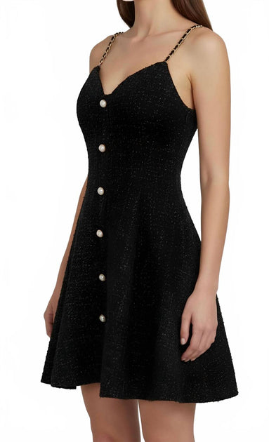 RIVIR Alina Flared Dress Black Small 2