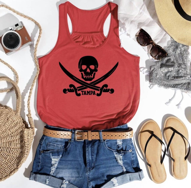 Thredz Tampa Tank Top Red 2X 2